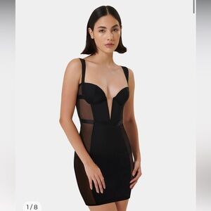 Bluebella Lara Wired Short Dress Black